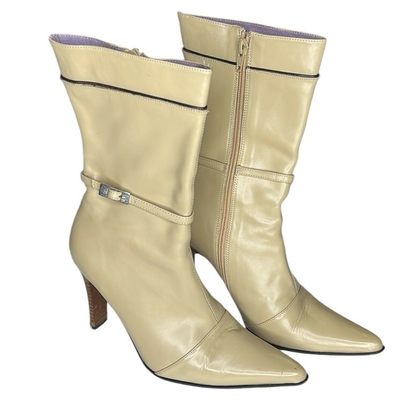 NYLA Kate Leather Boot Tan - Picture 2 of 7